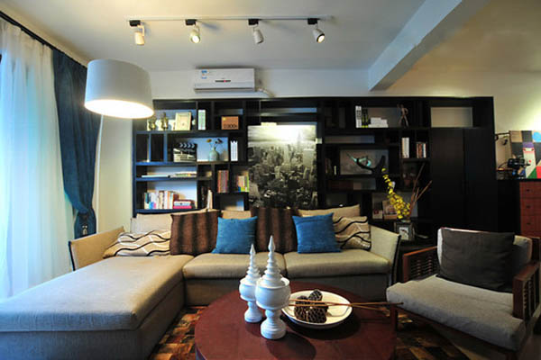 青岛9.8万装修费打造100平中式三居室