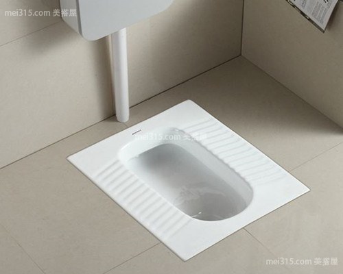 蹲便器结构剖面图 蹲便器内部结构原理图