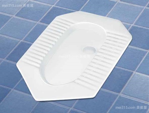 蹲便器结构剖面图 蹲便器内部结构原理图