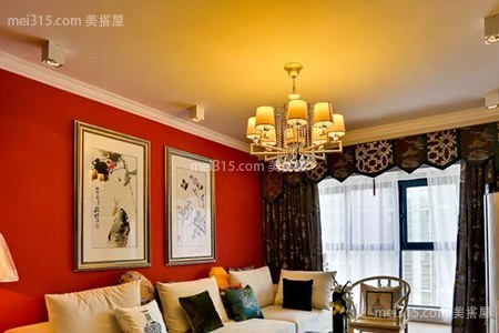 客厅不用吊顶怎么装修好看 客厅石膏线效果图